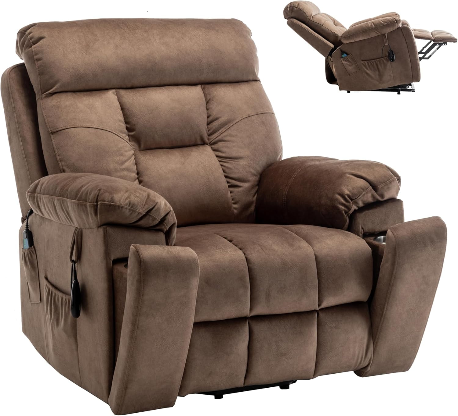 Lounge chair lift chair relax sofa chair living room furniture living room power elderly electric lounge chair (oversize, hidden cup holder)&nbsp;