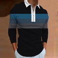 thumbnail image 3 of Gubotare Men's Polos Shirts Long Sleeve Polos for Men Slim Fit Golf Shirts for Men Polo Shirt Mens Shirt Polos (Black,S), 3 of 5