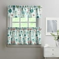 thumbnail image 2 of Farmhouse Wildflower Curtains 24" Short - 3 Panel Vintage Country Set with Bohemian Floral Print, Rod Pocket Window Treatment, 2 of 6