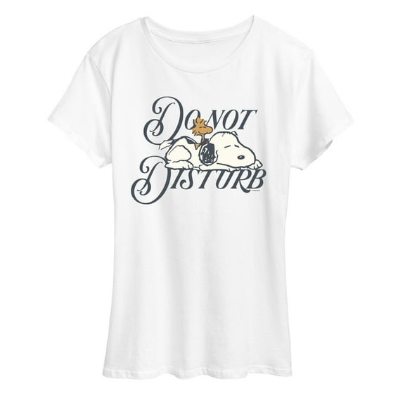 Peanuts - Do Not Disturb Snoopy - Women's Short Sleeve Graphic T-Shirt
