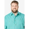 thumbnail image 4 of KingSize Men's Big & Tall Wrinkle-Resistant Short Sleeve Button Down, 4 of 5
