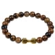 thumbnail image 1 of Pulsera de Piedra Ojo de Tigre Pulsera de Piedra de Lava Stress Yoga Beads Pulsera Ajustable Difusor de Aceite de Aromaterapia Pulsera de Lava para Hombre Mujer, 1 of 2