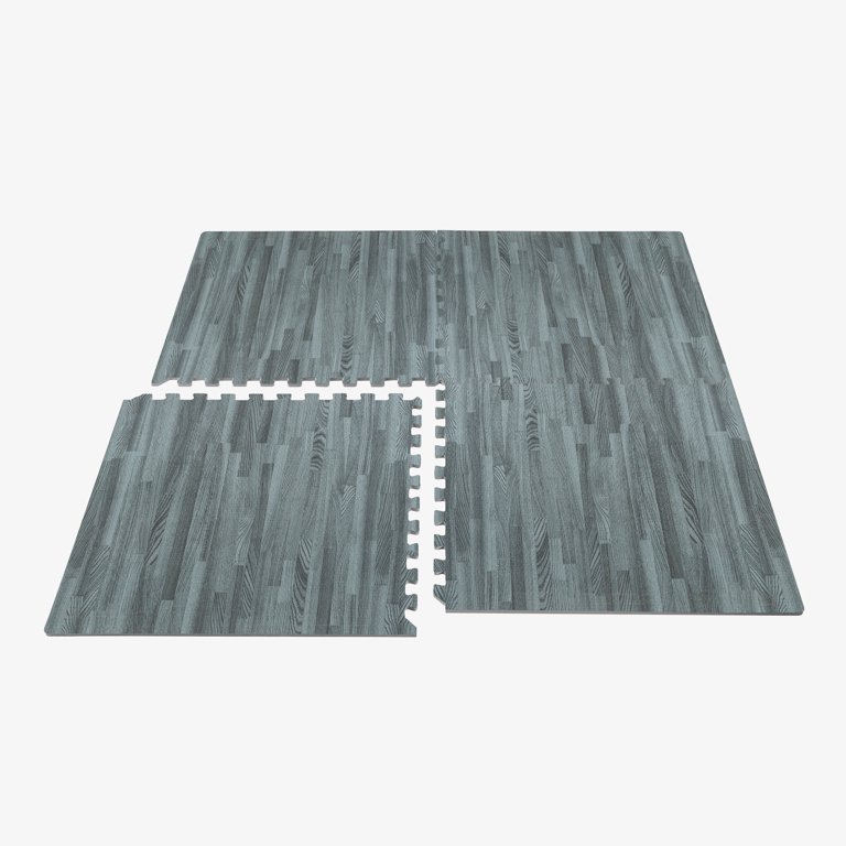 New Norsk Faux Wood Foam Floor Mats