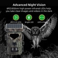 thumbnail image 4 of 20MP/1080P Camera 0.3s Trigger Speed Night Vision Motion Activated Trail Camera, 4 of 7