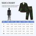 thumbnail image 4 of Lsque Framed Greenery Wall Art Pattern Long Sleeve Pajama Set for Men - Soft 2-Piece Sleepwear and Loungewear Set with Pockets, Comfy Nightwear-Large, 4 of 7