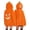 Saffron, variant on Swirl Face Holiday Sweatshirt, Plush Fuzzy Pumpkin Hooded Zip Coat, Thick Coral Fleece Oversized Halloween Jacket With Jack O Print, Swirl Spiral Eye Jagged Grin Warm Cosplay Outerwear, Yellow S