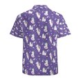 thumbnail image 3 of High Quality Hawaiian Shirts for Men Short Sleeve Aloha Beach Shirt Floral Summer Casual Button Down Shirts Blouses V3R3B4, 3 of 7