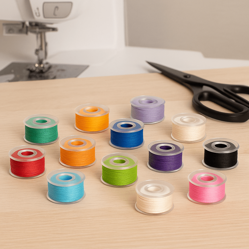 Mandala Crafts Prewound Bobbin Thread Prewound Bobbins for Embroidery Machines Singer Brother 144 PCs Class 15 60/2 60WT