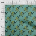 thumbnail image 1 of oneOone Cotton Poplin Fabric Leaves|Bird & Floral Block Print Sewing Fabric BTY 42 Inch Wide, 1 of 4
