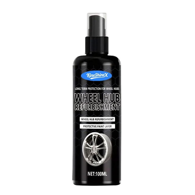 Powerful Wheel Refurbishing Rust Remover Spray, Fast Acting Automotive Rim Cleaner, Heavy Duty Iron Fallout & Brake Dust Remover for Car Wheels