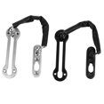 thumbnail image 4 of Mobutofu 2 Pcs Screen Door Safety Chain Stainless Steel Black Adults Home Security, 4 of 6