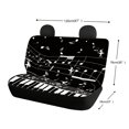 thumbnail image 2 of Uourmeti Piano Music Note, Non-Slip Replacement Seat Protectors Set of 2 Waterproof All Weather Car Back Seat Cover for Auto Car Interior, 2 of 2