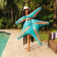 thumbnail image 6 of Big Joe Royal Starfish Float No Inflation Needed Novelty Pool Float, Fuzzy Peach Spacer Mesh, Quick Draining Fabric, 5 feet Big, 6 of 8