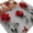 Red Gray, variant on Large Area Rugs for Living Room Bedroom, Red Roses 6'x9' Rug Washable Carpet Runner Indoor Outdoor, Valentine's Day Butterflies Floral Romantic Gray Non Slip Floor Mats Rug for Kitchen, Playroom