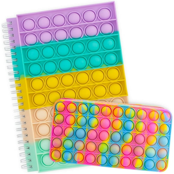 Juego de lápices Pop Bubble Fidget de Toy Set, 2 unidades
