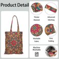 thumbnail image 2 of Sac Fourre-Tout Style Folk – Design Ethnique Mystique, Réutilisable et Pliable, 2 of 6