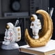 thumbnail image 5 of Estatuas De Astronauta De Resina, Portalápices, Figurita Tallada En Escritorio, Organizador De Adornos De Mesa seitruly HA040784-03, 5 of 6
