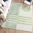 thumbnail image 6 of Addison Rugs Mayfield Premium Machine Washable Transitional Geometric Green Rectangle Rug, 9' x 12', 6 of 6