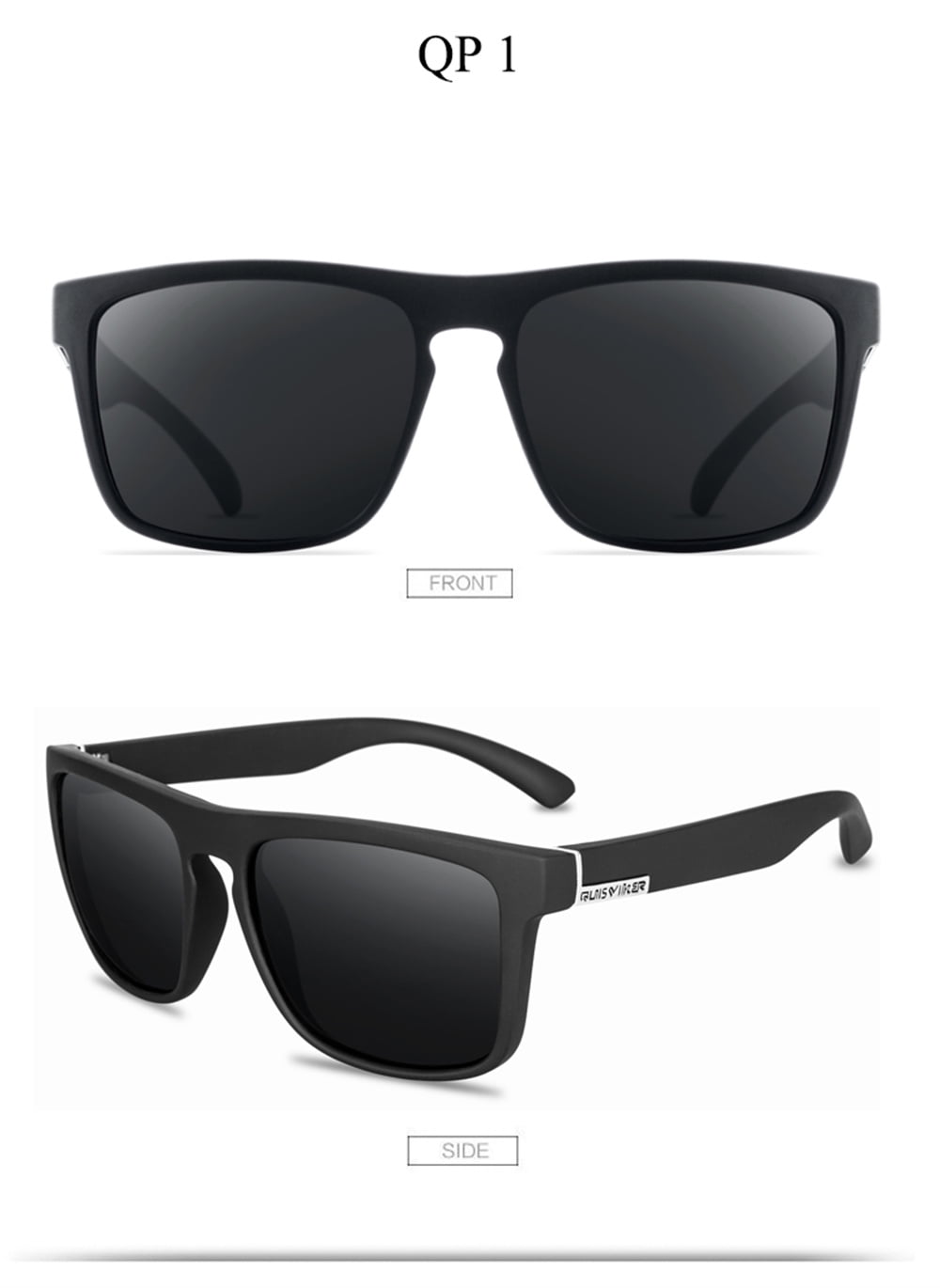 Vintage Flat Top Oversize Square Sunglasses400 Donne