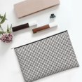 thumbnail image 6 of Sigee Houndstooth Black And White for Multipurpose Zipper Pouch Paper Reusable Cosmetic bag for Purse Water Resistant Gift, 6 of 8
