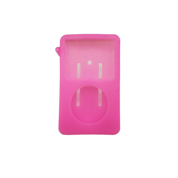 Silicon Case for Apple iPod Classic 5th / 6th / 7th Thin - Colors - Black/White