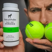 Pete & Pedro BODY & BALLS POWDER Frost Cooling Sensation, Talc-Free, Eliminates Odor & Sweat, 4.4 oz.