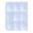 As Shown, variant on Wovilon Office Supplies Office Products Office Decor Transparent Jiugongge 3 Hole Positive And Negative Card Sleeve Loose Leaf