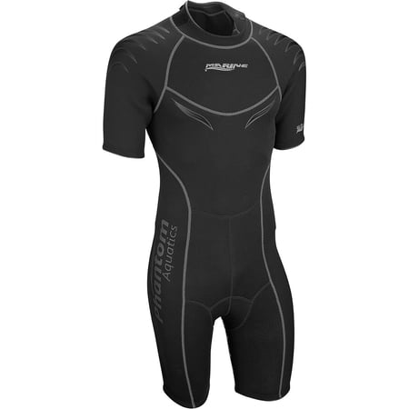 Phantom Aquatics 2.5mm Marine Men s Shorty Wetsuit for Scuba Diving Snorkeling Surfing Watersports