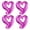 Hot Pink, variant on MXTPOV 4pcs Heart Balloons, Pink Balloons, Foil Balloons for Birthday Wedding Party, Valentines Day Decorations, Christmas Balloons, Happy Birthday Balloon, Home Decor