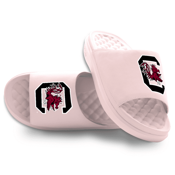 Unisex ISlide Pink South Carolina Gamecocks Primary Motive Slide Sandals