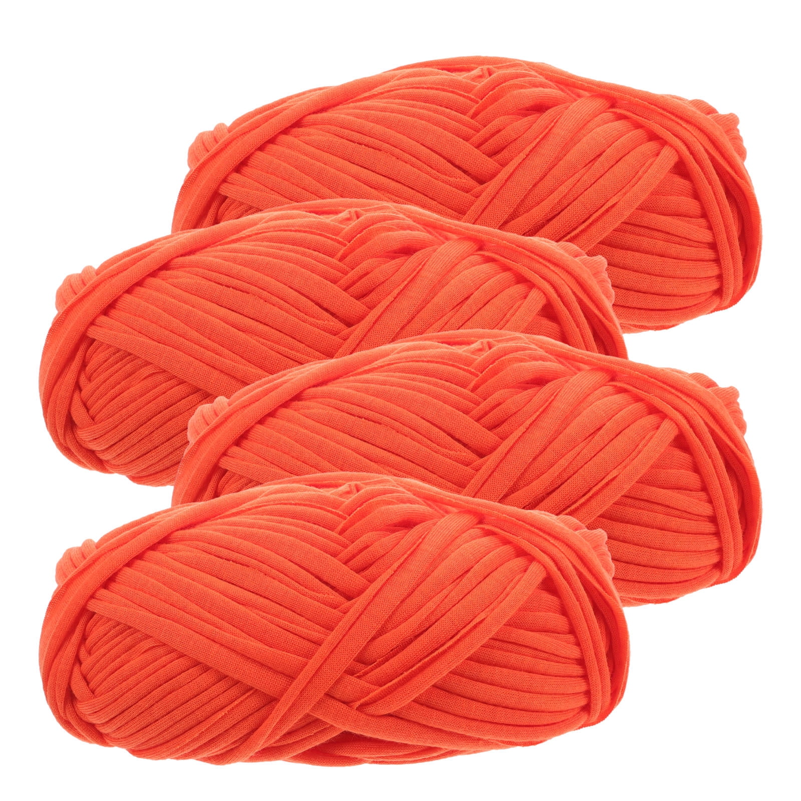 Raindrops Handmade Orange Crochet Yarn for Knitting, Crafting, Projects, and Unique Home Decor Creations