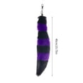 thumbnail image 4 of ZYHARUKO Faux Furs Foxes Tail Keychain Cosplays Toy Handbag Accessorise Bag Keyring Hook Pendant, 4 of 6
