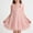 Pink, variant on Girls Summer Dress, Sleeveless Dresses for Girls Sequin Shining Dress Mesh Ruffled Tiered Midi Dresses Party Princess Dresses Purple L