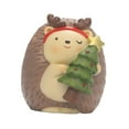 thumbnail image 5 of TISHITA Christmas Decoration Figurines Cute Miniatures Ornaments Xmas Gift Decorative Animal Figurines for Desk Party New Year Office Hedgehog, 5 of 8