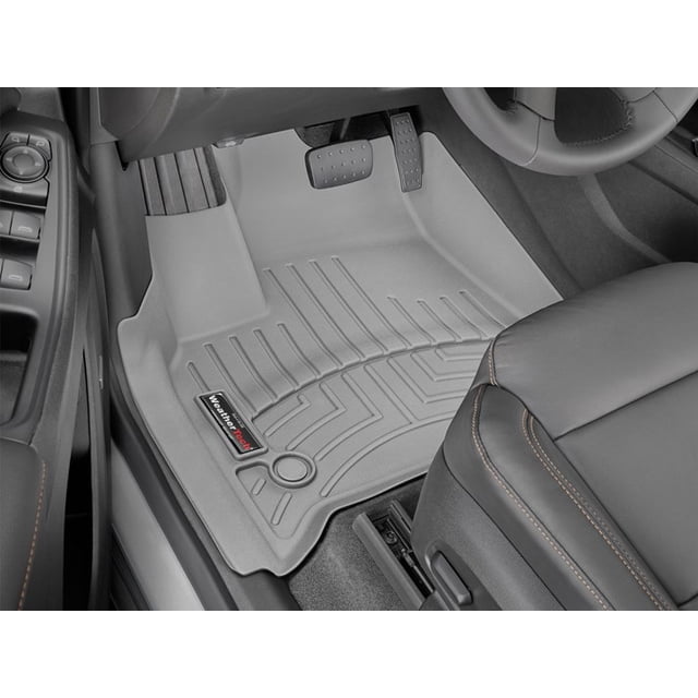Fits 2018-2023 Chevrolet Traverse Weathertech Floor Liner 4612281 FloorLiner; Molded Fit; Gray; Thermoplastic Polyolefin TPO Vacuum Formed Material; 2 Piece