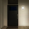 thumbnail image 6 of Luxrite LED Outdoor Wall Light, 10in Half Cylinder Wall Sconce, Aluminum, 5CCT 2700K-5000K, 15W, IP54, ETL 2 Pack, 6 of 7
