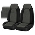 thumbnail image 2 of Auto Drive 2 Piece Electric Vehicle & Car Seat Cover Polyester Grey/black, 2 of 5
