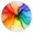 Colorful Ink Pattern, variant on Colorful Rainbow Tie Dye Spiral Pattern Round Fitted Tablecloth with Elastic Edge,Dining Table Cover Waterproof,Outdoor Round Tablecloth for Camping,Dining,Indoor and Outdoor