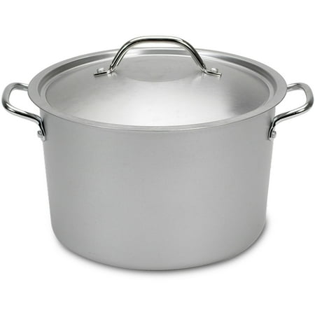 Nordic Ware 8-Quart Restaurant Stock Pot with Lid, Metallic
