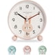 thumbnail image 1 of Pedagogisk väckarklocka för barn - Dag/Natt Lätt att ställa in och batteridriven nattlampa Tyst icke-tickande reseväckarklocka (Rosa Kanin), 1 of 5