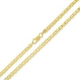 thumbnail image 2 of Italian 925 Sterling Silver / Gold Petite Gucci Mariner Chain, 2 of 2