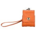 thumbnail image 3 of Estuches para auriculares con llavero de cuero, llavero de cuero antipérdida para auriculares Estuche de cuero para auriculares para auriculares IOS Estuche de carga con llavero Funcionalidad de alta precisión, 3 of 8