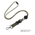 thumbnail image 2 of Topbathy Portable Dark Green Lanyard with Safety Breakaway Metal Hook for Id and Key Use, 2 of 8