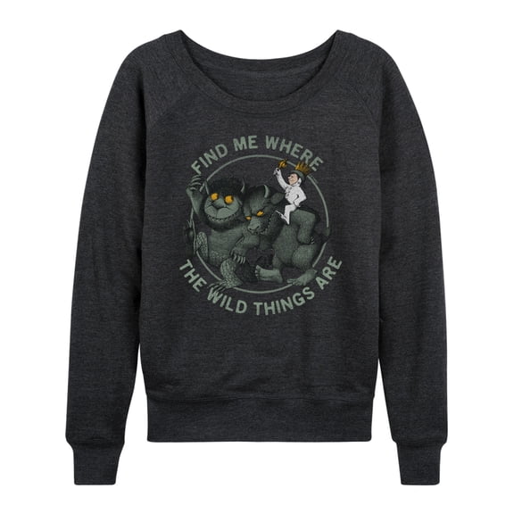 Where The Wild Things Are - Find Me - Women's French Terry Long Sleeve Pullover