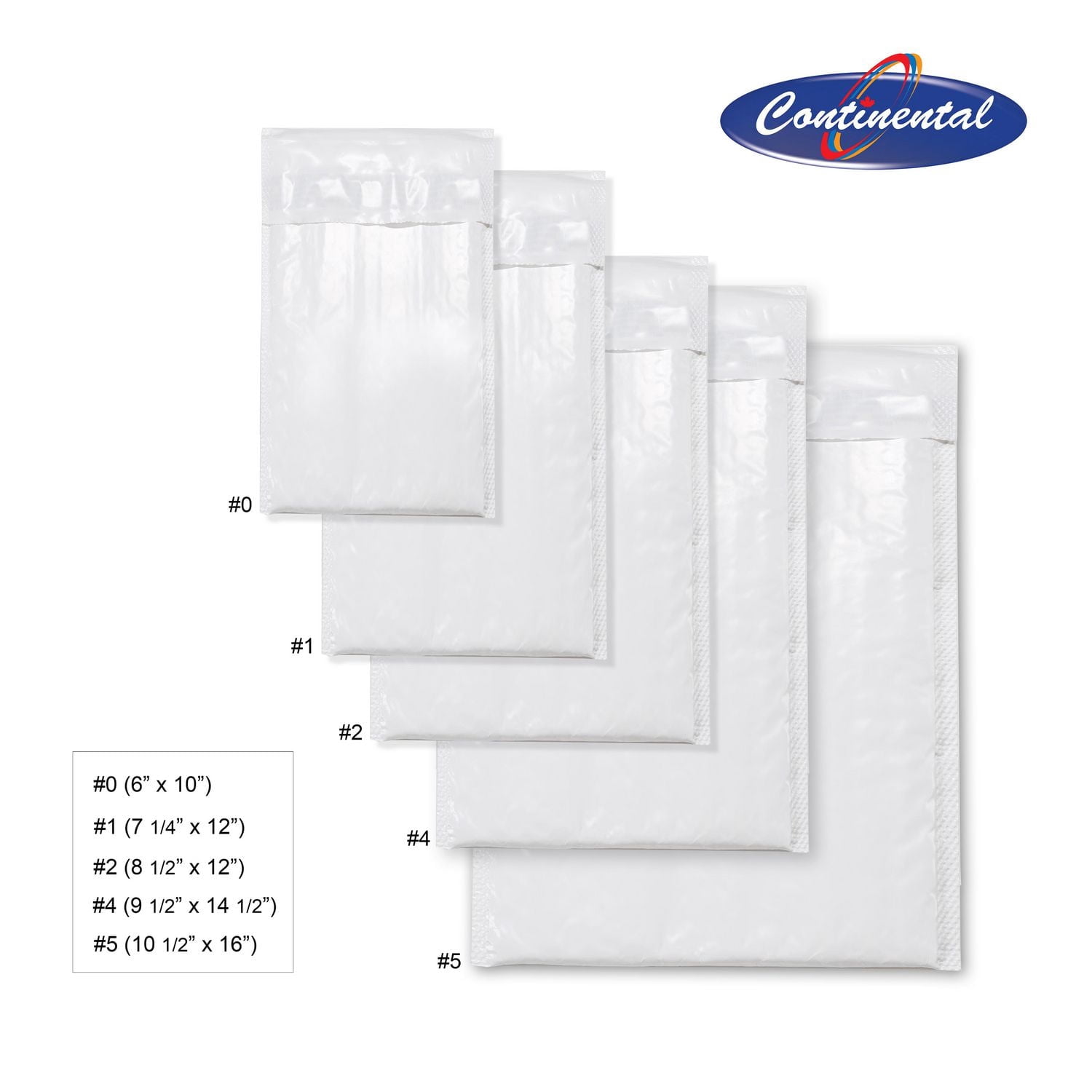 POLY BUBBLE MAILER #1 3/PK
