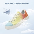 thumbnail image 3 of Unisex Adult Fashion Canvas Shoes Women’s Men’s Low Top Sneakers Breathable Lightweight Casual Walking Running Sneakers, 3 of 6