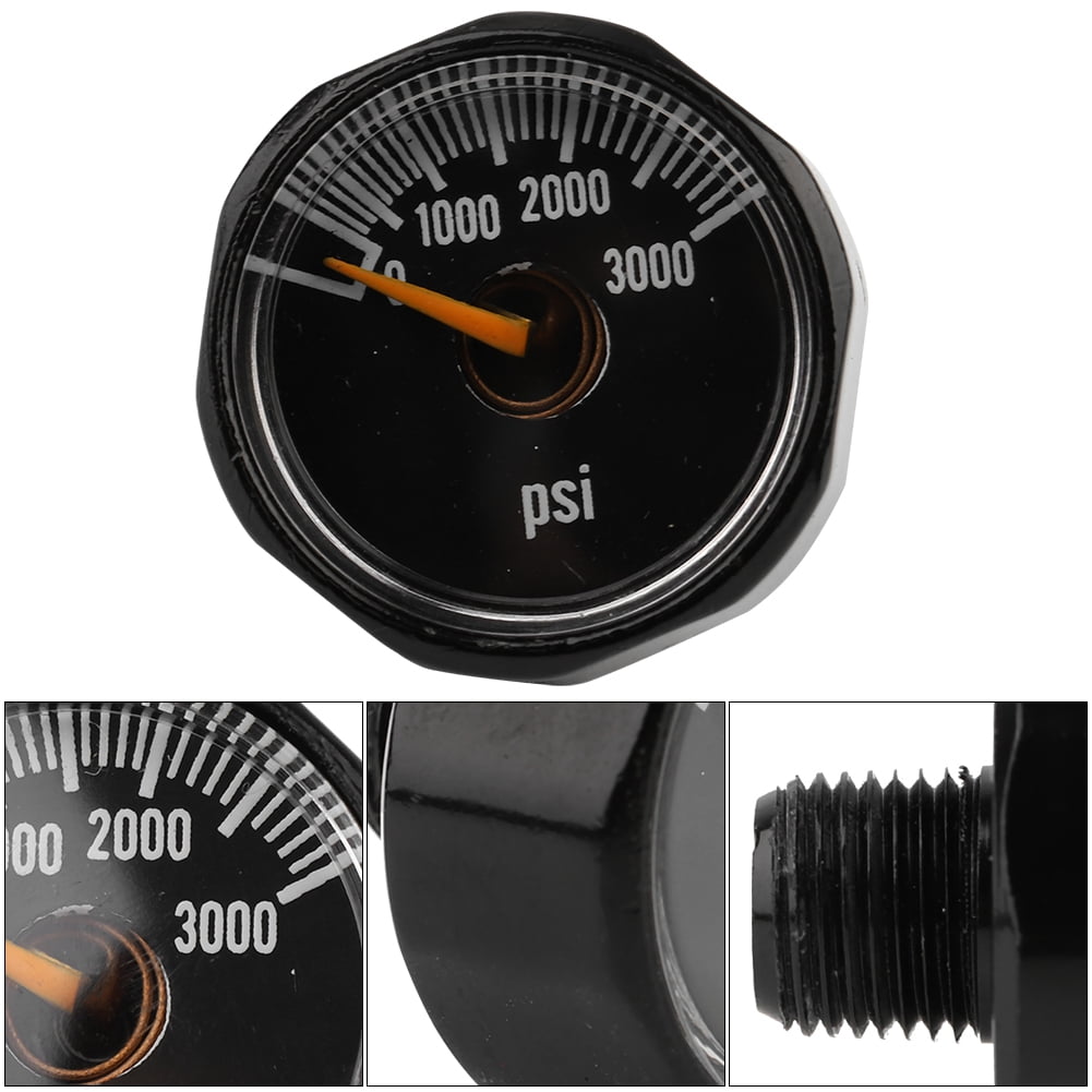 3000PSI Details about   1/8NPT Valve Pressure Gauge Carbon Dioxide Micro Manometer 