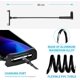 thumbnail image 1 of Soporte plegable para tableta y teléfono inteligente - Brazo flexible 360 ??Soporte de clip de montaje Negro LingWen 1327533392136, 1 of 1