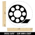 thumbnail image 2 of Movie Reel Self-Inking Rubber Stamp Ink Stamper - Black Ink - Medium 1 Inch, 2 of 7