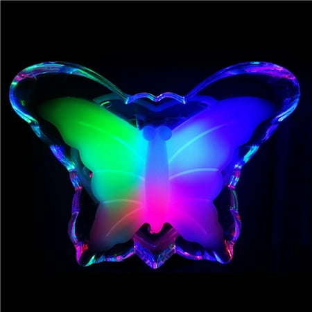 

Butterfly Small Night Lamp Three Color Light LED Night Light Socket Livingroom Bedroom For Home Decoration